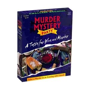 Murder Mystery Party "A Taste for Wine and Murder" Dinner Party Game NWOT